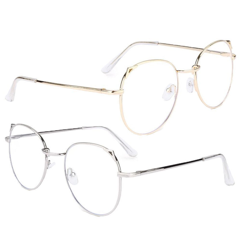 Anti-Blue Light Glasses Ultra Light Frame Computer Goggles Cat Ears Eyeglasses