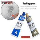 2pcs Iron Steel Water Tank Auto Radiator A+B Metal Repairing Adhesive Super