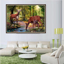 Wild Deer 5D Diamond Painting Embroidery DIY Cross Stitch Craft Home Decor