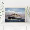 DIY Paint By Number Kit Sea Steamboat Acrylic Paint Decorative Art Craft Gifts