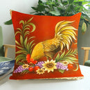 Chicken Print Cross Stitch Pillowcase 11CT DIY Embroidery Pillow Cover (2)