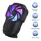 FL05 Mobile Phone Cooling Fan Radiator Cell Phone Heat Sink with Colorful Light