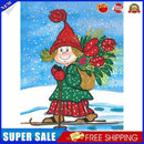 Girl Skiing 5D Part Drill Special Shaped Kit DIY Diamond Painting Home Ornaments