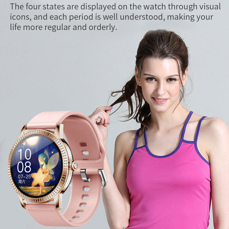 Women Smart Bracelet Sedentary Reminder Health Fitness Tracker Wristband