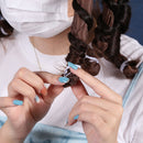 Heatless Spiral Curlers Sleeping Headband Hair Curler Hair Styling (Brown) Newly