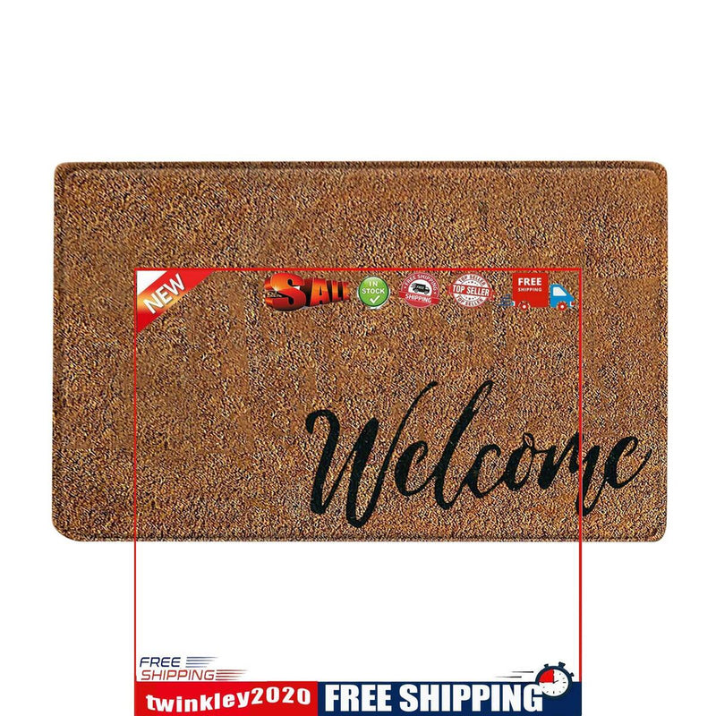 Cute Animal Letter Entrance Rugs Non-Slip Front Doormats Indoor Outdoor (4)