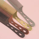 Salon Aluminum Metal Hairdressing Styling Tool Salon Styling Hair Cutting  Comb