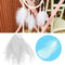 50pcs/bag White Fluffy Feathers 8-12 cm Card Memory Embellishments U0Z0 C4L8