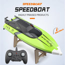 High Speed RC Speedboat 2.4GHz Water Cooling Ship with 2 Battery (Green)