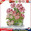 Flowers Cross Stitch 14CT Stamped Canvas DIY Embroidery Needlework (H638) Newly