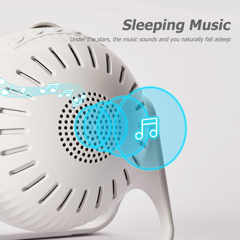 7 in 1 LED Projector Night Light Music Galaxy Star Lamp for Bedroom Decoration