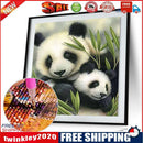 5D Diamond Panda Love Painting DIY Cross Stitch Needlework Craft Home Decor