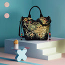 Retro Beads Peafowl Embroidery Crossbody Shoulder Bag Women Canvas Large Handbag