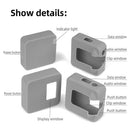 3pcs Silicone Protective Case for RODE Wireless Go II Microphone (Grey) Newly
