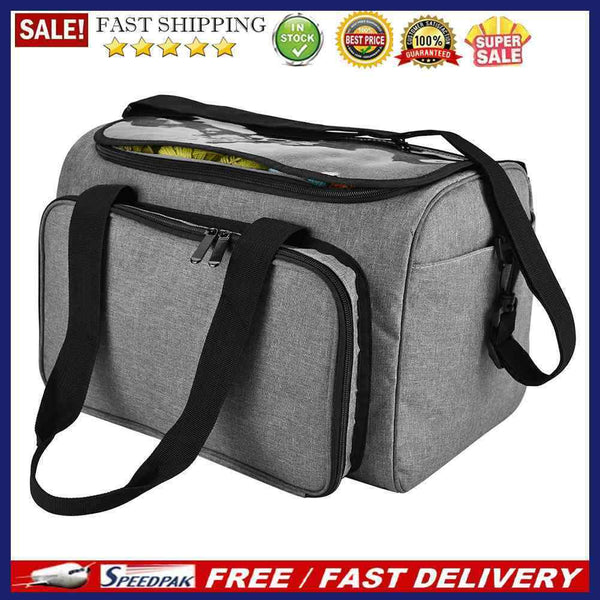 Knitting Sewing Needles Storage Bag Portable Yarn Tote Crochet Hooks Organi