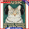 Frameless Oil Paint By Numbers DIY Retro Cat Poster Picture Craft Kit for Home