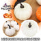 12PCS Mini Artificial Foam Pumpkin Simulation Props Halloween Party Decor White/