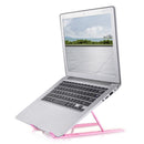 Foldable Laptop PC Stand Notebook Adjustable Riser Cooling Bracket (Pink) Newly