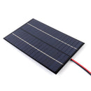 Waterproof Solar Panel 8W Polycrystalline Board 200x130mm for 12V-18V Battery
