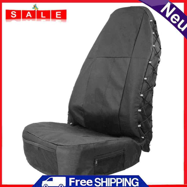 Tyrol Car Front Seat Cover Auto Seat Protector with Seat Back Organizer