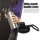 #A Sports Bottle Wide Mouth Nozzle Cap Plastic Stainless Steel Thermos Pot Wide