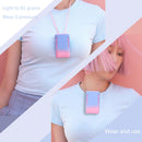 #A Mini Handheld Fan ABS Material Lazy Fan Household Cooler for Outdoor Sports