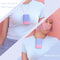#A Mini Handheld Fan ABS Material Lazy Fan Household Cooler for Outdoor Sports
