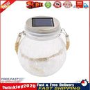 LED Solar Lamp Cracked Glass Ball Hanging Light Garden Decor (White 30LED) Newly