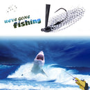 7cm 10g Fishing Lures Chatterbait Spinnerbait Artificial Wobbler Baits (6)