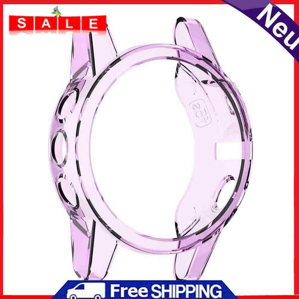 Anti-scratch TPU Transparent Skin Protector Frame for Garmin Fenix 5S Smartwatch