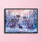 Counted Cross Stitch Kits Canvas 14CT Needlework Sets DIY (VS-0037 Wolf)