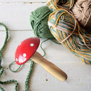 Wooden Mushroom Patch Darner Trousers Socks Sewing Thread Darning DIY Accessory