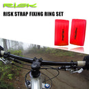 1 Pair RISK Road Bike Handlebar Tape Plugs Bicycle Bar Fixed Ring (Red) Newly