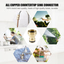 Brass Threaded Connector 3 Pack Basin Connection Garden Pants Water Pipe Adapter