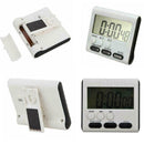 Magnetic LCD Digital Kitchen Cooking Large Timer Loud Alarm P3G9 D4E7