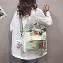Korean Student Schoolbag Japanese Nylon Backpack Girl Travel Totes Shoulder Bags