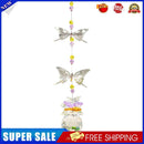 Crystal  Metal Butterfly Hanging Pendant Home Garden Car Decor