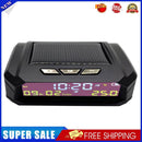 AN02 TPMS Look Solar Car Digital Clock with Date In-Car Temperature Display