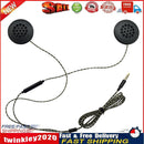 QY7 3.5mm Wired Headset with Inline Control for Motorbike Helmet Intercom Newly