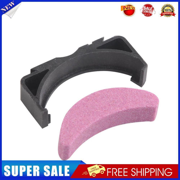 Chainsaw Teeth Sharpener Woodworking Grinding Sharpening Stone w/ Card Slot