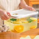 Large Cold Kettle Refrigerator with Faucet Lemonade Beverage Dispenser (5L)