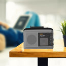 Portable Cassette Player AM FM Radio Audio Music Player Tape Recorder w/ Speaker
