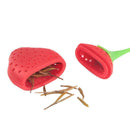 Strawberry Shape Silicone Leaf Loose Tea Infuser Filter Ball Strainer G5N2