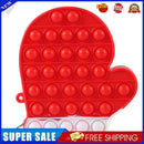 Anti-Stress Christmas Glove Push Bubble Purse Finger Press Kid Pocket Money Bag