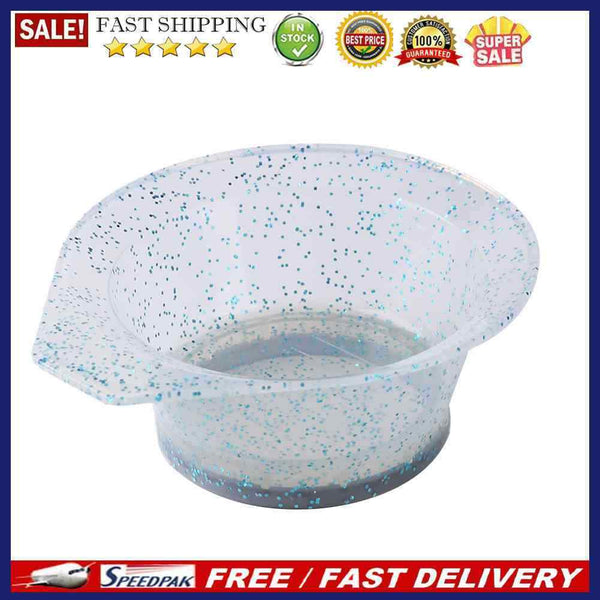 Salon Hair Coloring Bowl with Ear Caps Hair Dye Mixing Tint Assorted Colors T