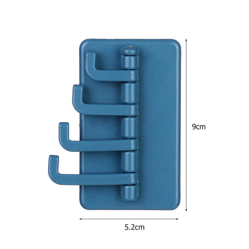 Adhesive Wall Hook Ornament for Coat Strong Load Bearing Bag Towel Storage Rack