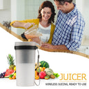 Portable Blender Wireless Juicer USB Small Lemon Orange Fruit Cup (Grey) Newly