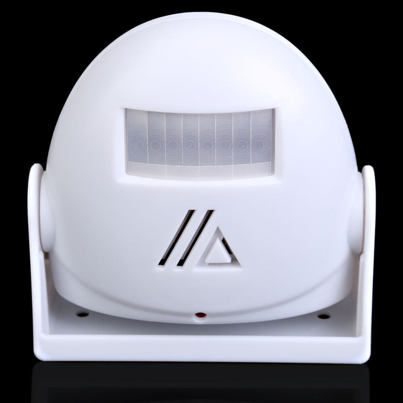 White Welcome Chime Motion Sensor 10m Warning Doorbell Door Bell Alarm