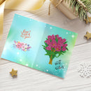 #A 8pcs DIY Diamond Painting Greeting Cards Mosaic Festival Folding Greet Cards