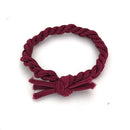 Gift Concise Thick Women Girl Hand-woven Hair Tie Rope Hair Ring High Elastic